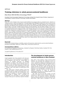 article - Whole Person Healthcare