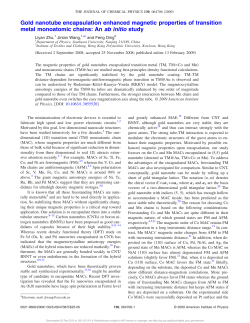 Gold nanotube encapsulation enhanced magnetic