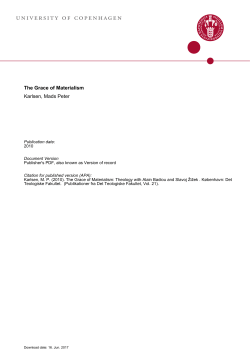 univERsity oF copEnhAGEn - Forskning