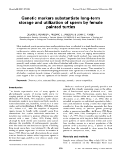 Genetic markers substantiate long-term storage and utilization of