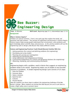 6 sivs Bee Buzzer.pub - Oregon 4-H