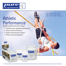 Athletic Performance - Pure Encapsulations