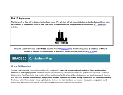 ELA 10 Yearlong Overview