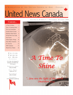 Sep / Oct - United News Canada