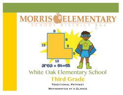 Third Grade - Morris Elementary Logo