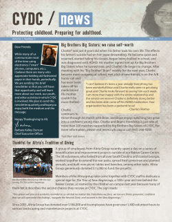 CYDC / news - Carolina Youth Development Center