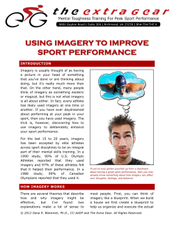 Using Imagery to Improve Sport Performance