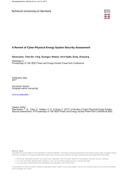A Review of Cyber-Physical Energy System Security