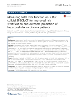 Measuring total liver function on sulfur colloid SPECT/CT for