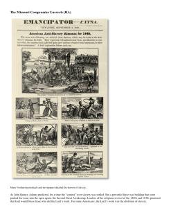 The Missouri Compromise Unravels (HA)