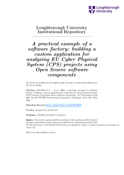 A practical example of a software factory: building a custom