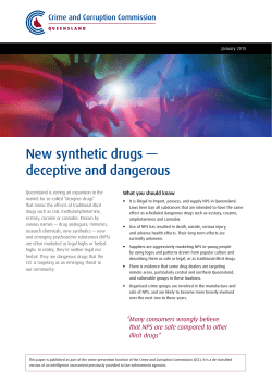 New synthetic drugs &mdash; deceptive and dangerous