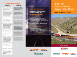 BNSF/FXE Intermodal Service - Chicago