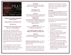 leaders of the great awakening - Word of Faith International