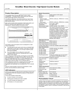 High-speed Counter Module, IC200MDD841