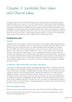 Chapter 3: Landslide Dam Lakes and Glacial Lakes