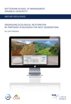 Nature Resilience - Erasmus Research Institute of Management