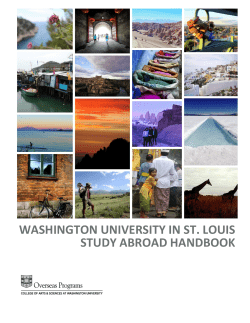 Overseas Programs Study Abroad Handbook