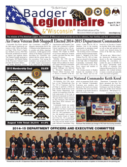 Pages 1-7 - Wisconsin American Legion