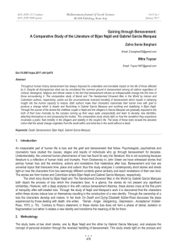 Gaining through Bereavement - Mediterranean Center of Social and