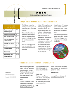 OHIO FREE KIT - Patchwork Designs