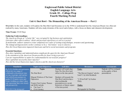 College Prep Fourth Marking Period