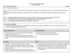 S.7.A.1 Reasoning and Analysis S.7.A.1.1 Explain, interpret, and