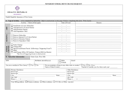 NONGROUP ENROLLMENT/CHANGE