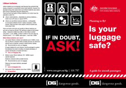 Dangerous Goods passenger brochure v3