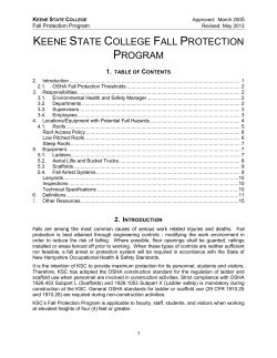 Fall Protection Program