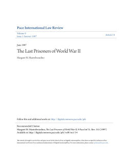 The Last Prisoners of World War II
