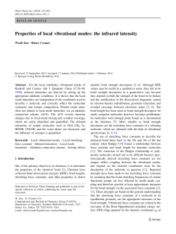 Properties of local vibrational modes: the infrared intensity