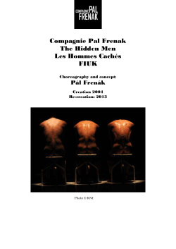 Compagnie Pal Frenak The Hidden Men Les Hommes Cach&eacute;s FIUK