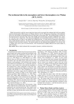 The terdiurnal tide in the mesosphere and lower thermosphere over