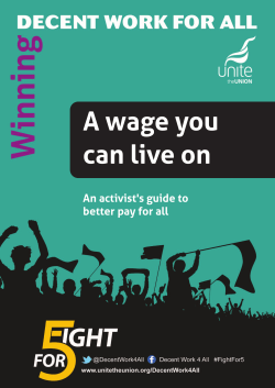 A wage you can live on