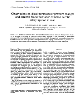 Observations on distal intravascular pressure changes and