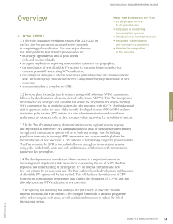 Overview - Global Polio Eradication Initiative
