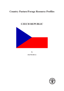 Country Pasture/Forage Resource Profiles CZECH REPUBLIC