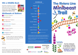 Minibeast Trail - The Riviera Line