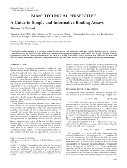 A Guide to Simple and Informative Binding Assays