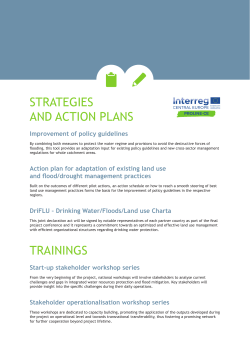 Supplementary sheet 01 - Interreg CENTRAL EUROPE
