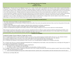 TPS Grade 5 Unit 4 Reading