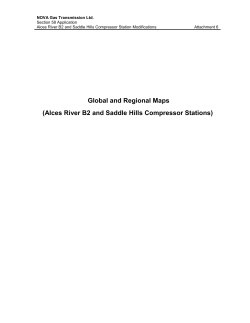 Global and Regional Maps (Alces River B2 and Saddle Hills