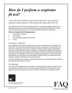 How to perform a Fit Test