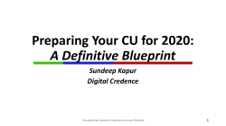 The Member Journey - Carolinas Credit Union League