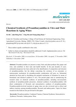 Chemical Synthesis of Proanthocyanidins in Vitro and Their