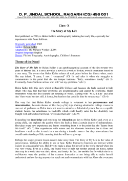 study material for novel - OP Jindal School, Raigarh