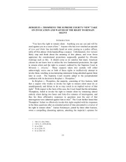 BERGHUIS V. THOMPKINS