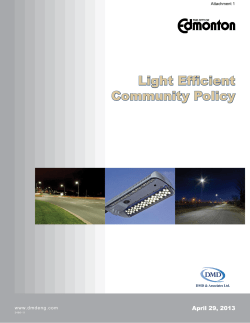 Light Efficient Community Policy