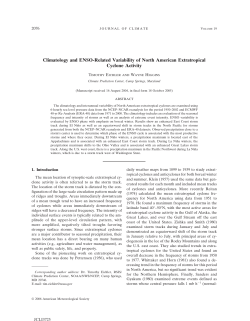 Climatology and ENSO-Related Variability of North